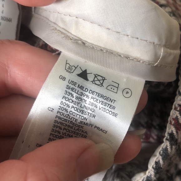 Woolen H&M Shorts in houndstooth - Picture 6 of 6